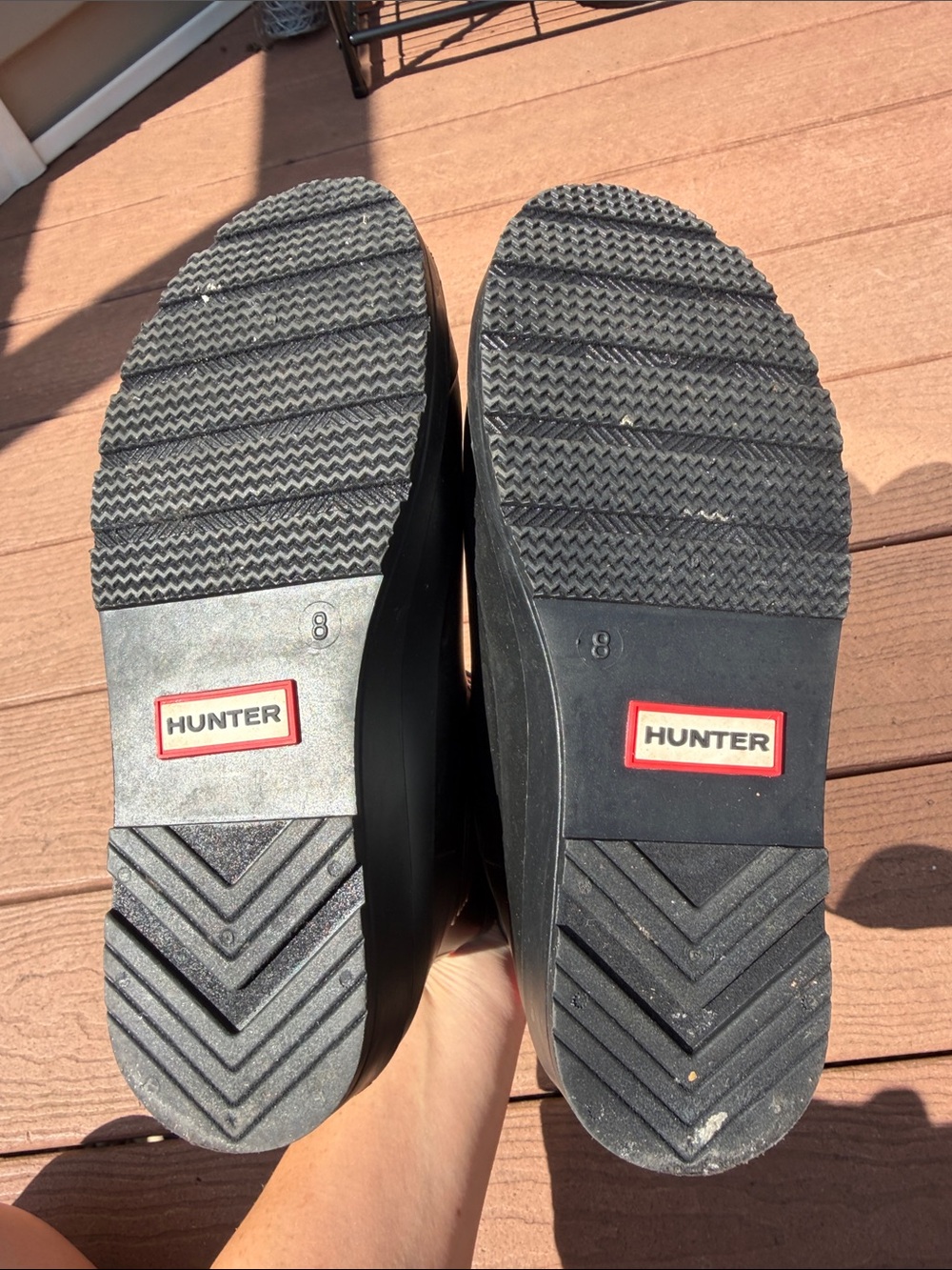 Hunter Women’s Black Short Rain Boots Play EUC - Picture 4 of 7
